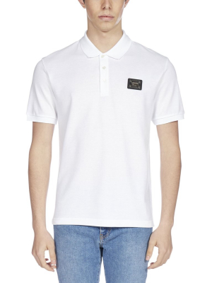 Moschino Logo Patch Polo Shirt