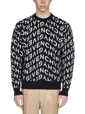 Givenchy Refracted Logo Jacquard Sweater