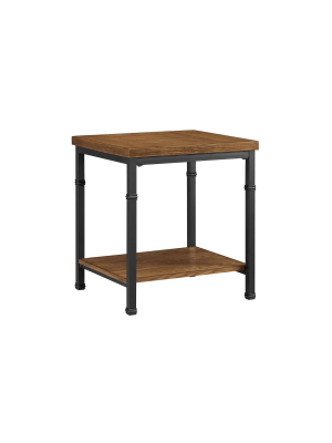 Austin End Table Brown - Linon