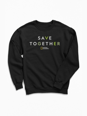 National Geographic Earth Day Crew Neck Sweatshirt