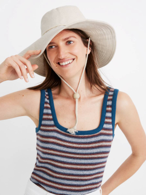 Canvas Oversized Sunhat