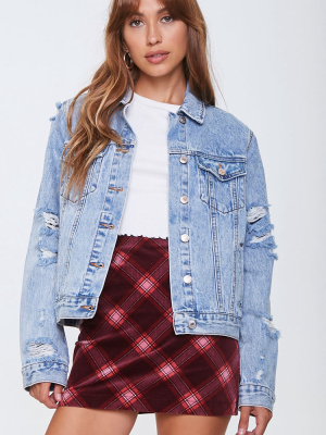 Distressed Denim Jacket