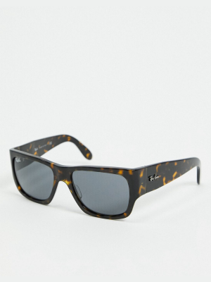 Rayban Square Sunglasses In Shiny Tort 0rb2188