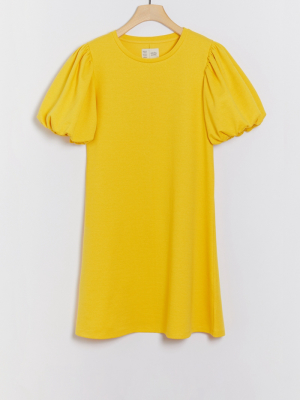 Sunny Day Puff-sleeved Tunic