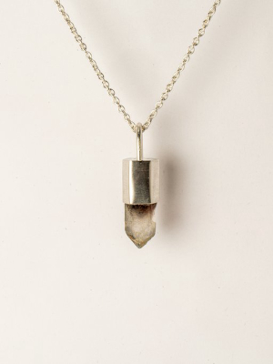 Talisman Necklace (hematite Phantom Quartz, Ma+hq)