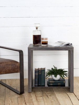 Hugo End Table - Dark Grey