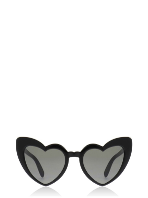 Saint Laurent Eyewear Heart Shaped Sunglasses