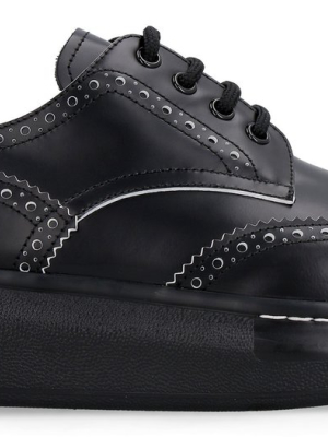 Alexander Mcqueen Platform Brogues Lace-up Shoes