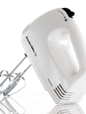 Proctor Silex Easy Mix 5-speed Hand Mixer In White