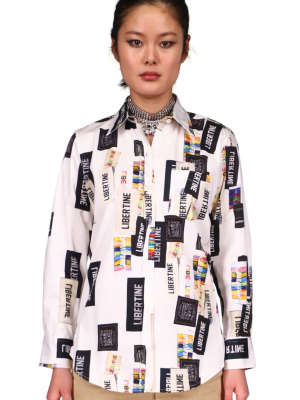 ‘printed Label Mania' - New Classic Shirt