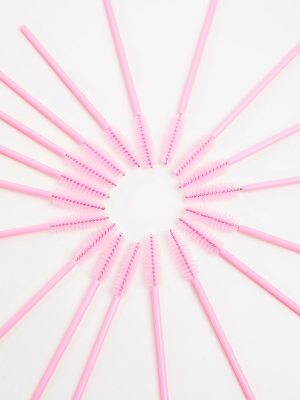 Pink Eyelash Mascara Wands X 20