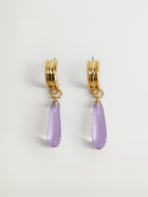 Crystal Tear Earrings