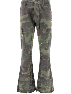 Gallery Dept. Camouflage Print Flared Trousers