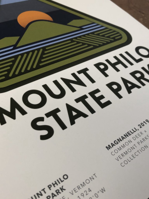 Vermont Parks Collection Print: Mount Philo State Park