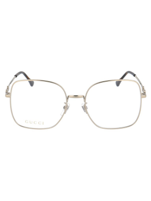 Gucci Eyewear Square Frame Glasses