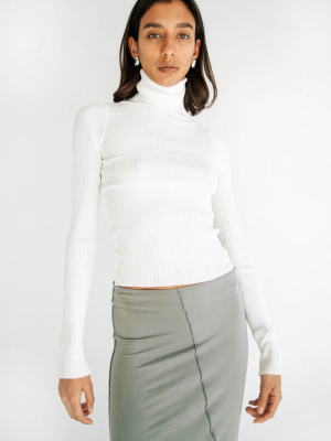 Ellie Turtleneck Off-white