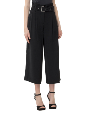 Michael Michael Kors Belted Pleated Culottes