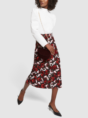 Flower Print Skirt