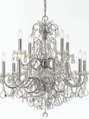 Imperial 12 Light Chrome Chandelier