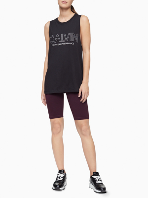 Performance Mini Logo Tank Top