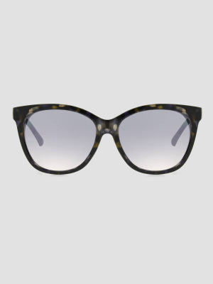 Women's Square Plastic Sunglasses - A New Day™ Blue