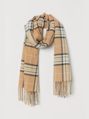 Checked Scarf