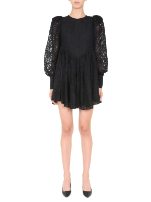 Rotate Alison Lace-detailed Mini Dress