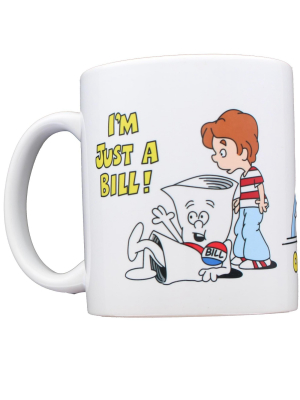 Surreal Entertainment School House Rocks I'm Just A Bill Ceramic Coffee Mug