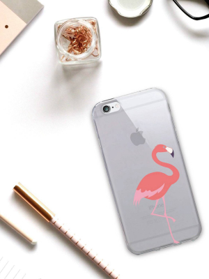 Otm Essentials Apple Iphone Clear Case - Flamingo