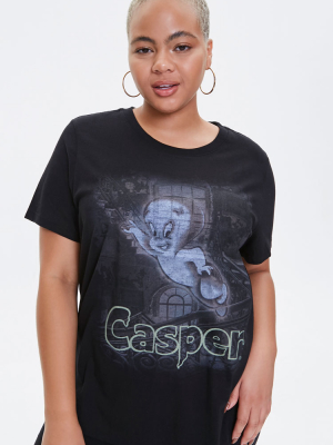 Plus Size Casper Graphic Tee