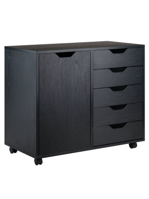 Halifax 5 Drawer 1 Side Cabinet - Winsome