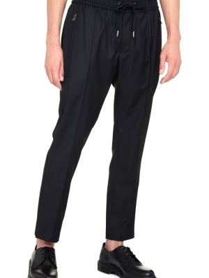 Dolce & Gabbana Logo Patch Pants