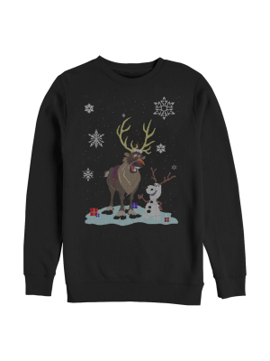 Men's Frozen Christmas Sweater Friends Sweatshirt