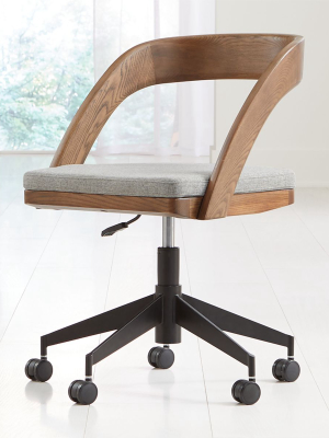 Clyne Wooden Office Chair