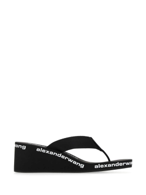 Alexander Wang Logo Print Sandals