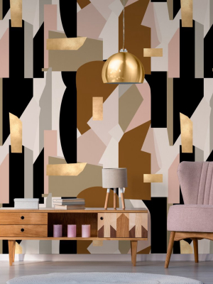 Human Nature Wallpaper In Brown And Pink From The Wallpaper Collectables Collection By Mind The Gap