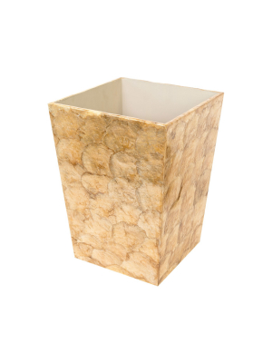 Gallerie Ii Marquesa Pearlized Waste Basket