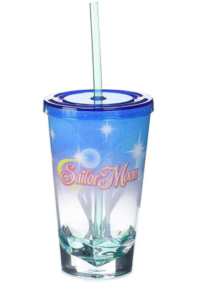 Just Funky Sailor Moon Uranus & Neptune Acrylic Diamond Bottom 16oz Carnival Cup