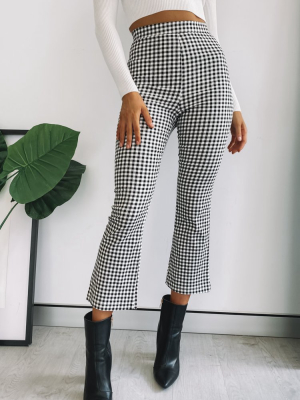 Cabello Pants Black Check