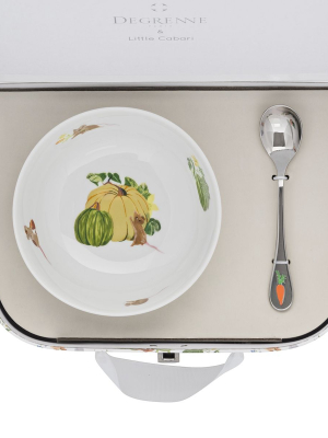 Friends Of The Vegetable Garden Suitcase & Fruit Bowl Set