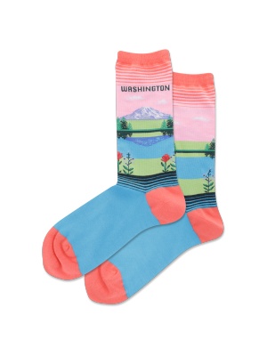 Women's Washington Crew Socks