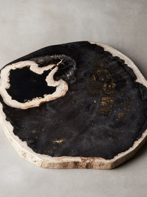 Ring Petrified Wood Serving Board