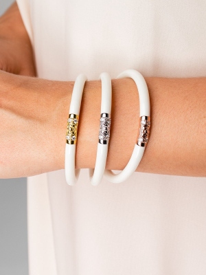 Budha Girl Three Kings Bangles - Ivory