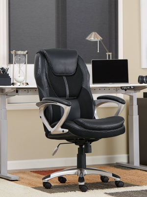 Executive Chair Black Mesh - Serta