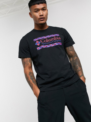 Columbia Rapid Ridge Graphic T-shirt In Black