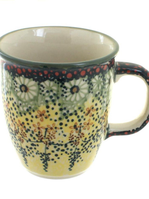 Blue Rose Polish Pottery Sunshine Grotto Coffee Mug