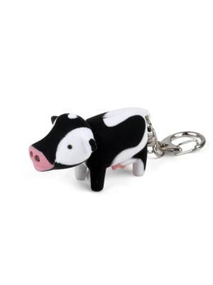 Cow Led Keychain