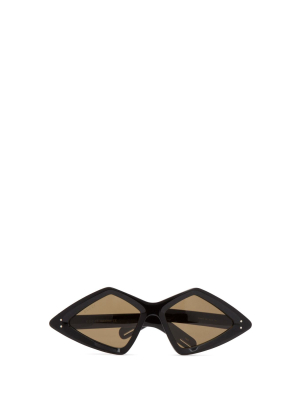 Gucci Eyewear Diamond Frame Sunglasses