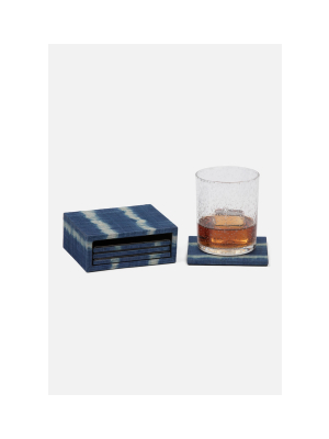 Blue Pheasant Kuta Coasters, Set Of 4