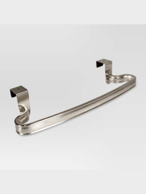 Over-the-door Cabinet Towel Bar - Stainless Steel - Threshold™